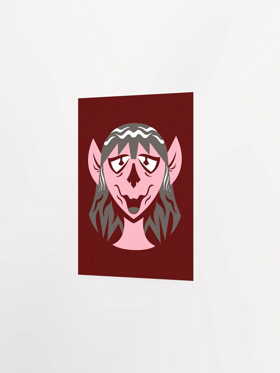 Pink Orc Girl Matte poster product image (18)