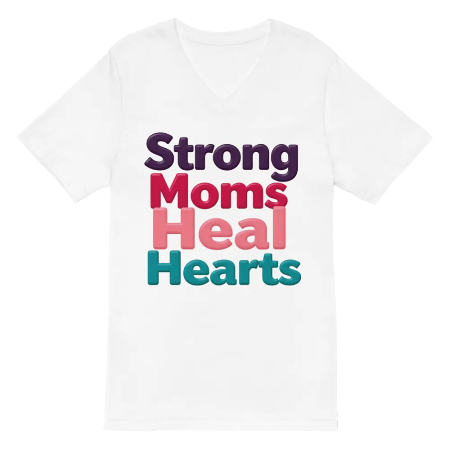 Empowerment of Motherhood V-Neck Tee product image (6)