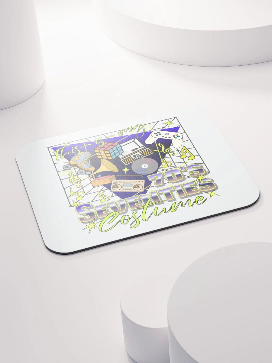 This Is My 70s Costume Nostalgic Mouse Pad product image (4)