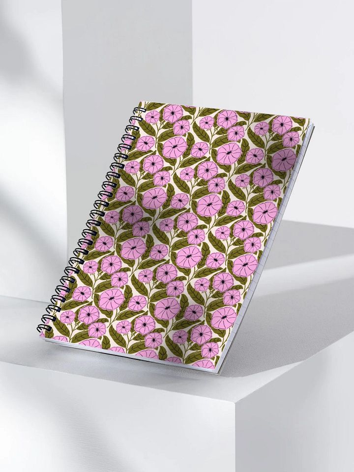 Dipladenia Dreams - Pink and Green - Spiral Notebook product image (1)