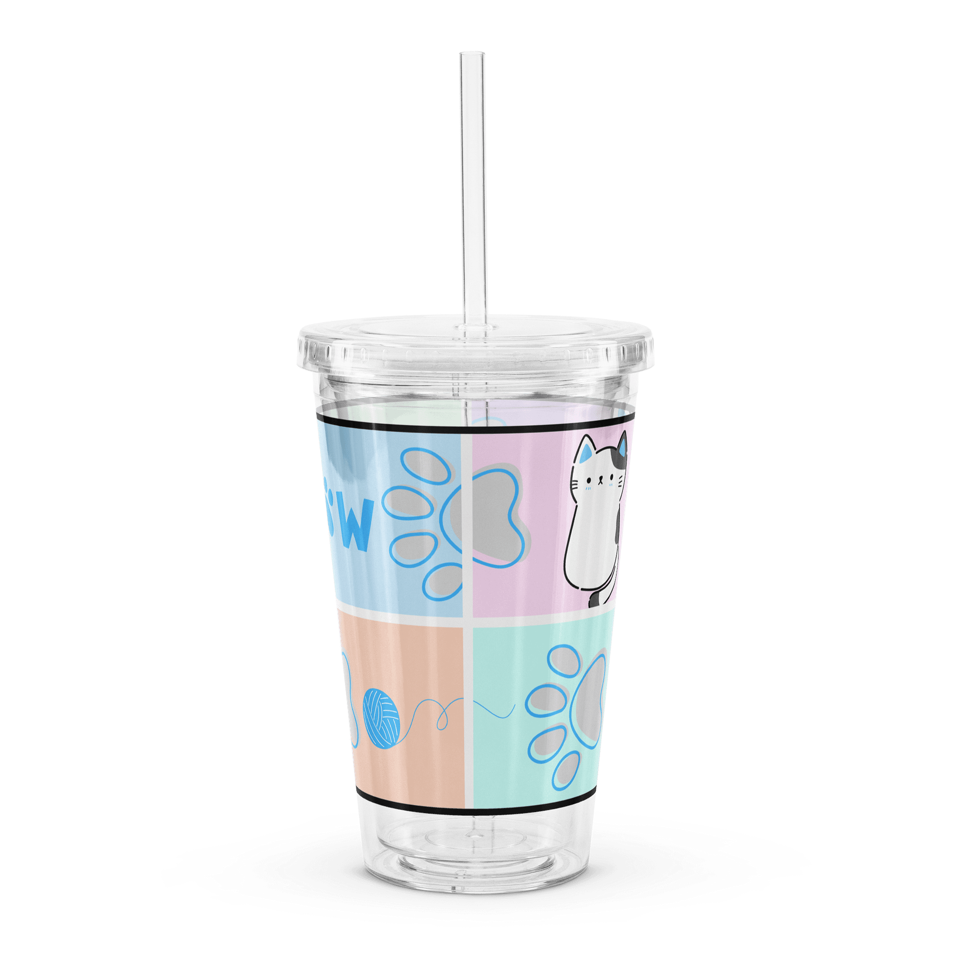 Frenchkittie Meow Pawprints Double-Wall Tumbler product image (4)