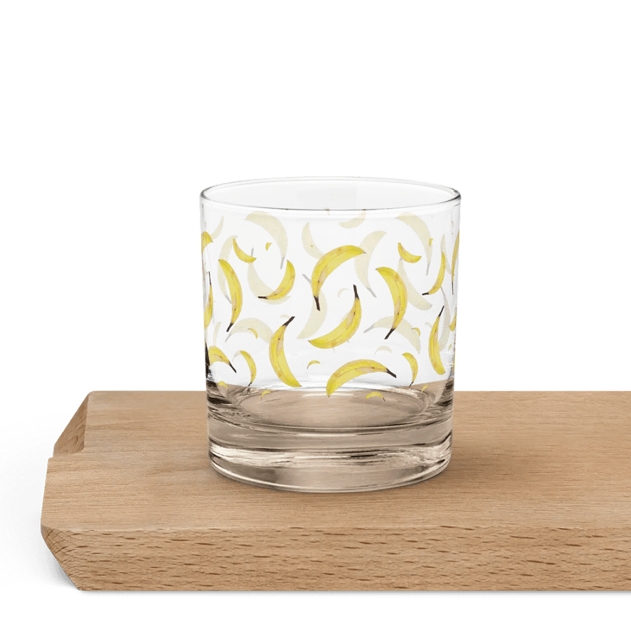 Banana Lady rocks glass product image (8)