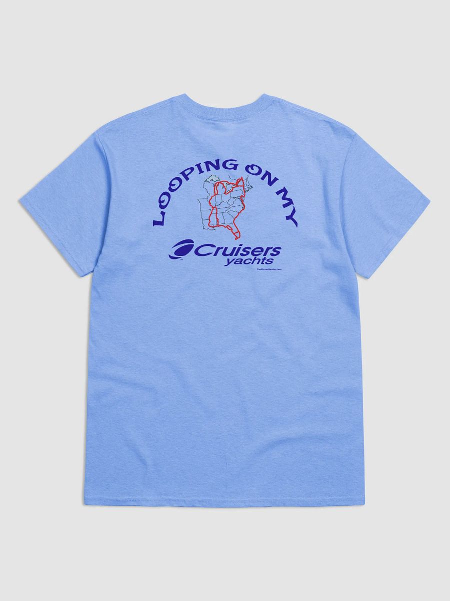 Looping On My Cruisers Yachts - T-Shirt - Light Shirt w/Blue Logo product image (1)