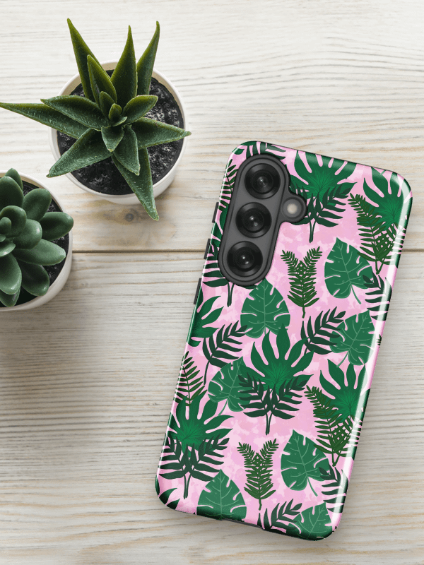 Jungle Leaves Pattern Samsung® Tough Case product image (1)
