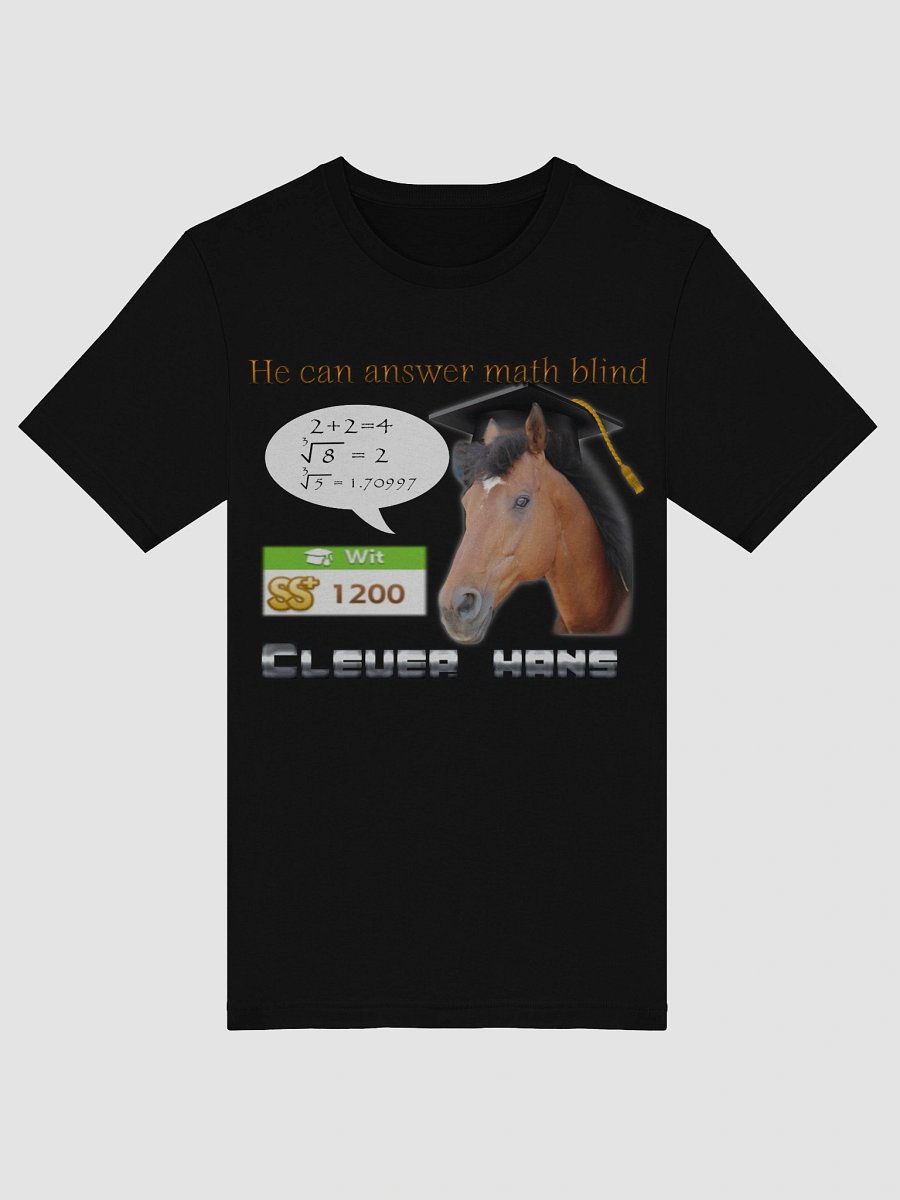Clever hans T-Shirt product image (5)