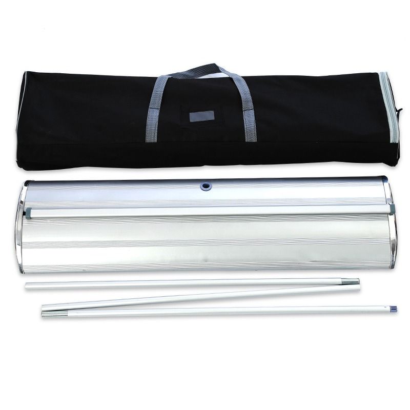 Wide Strengthening Steel Roll Up Banner Stand | Retail Signage| Banner with Carrier Bag(80X200cm) product image (2)