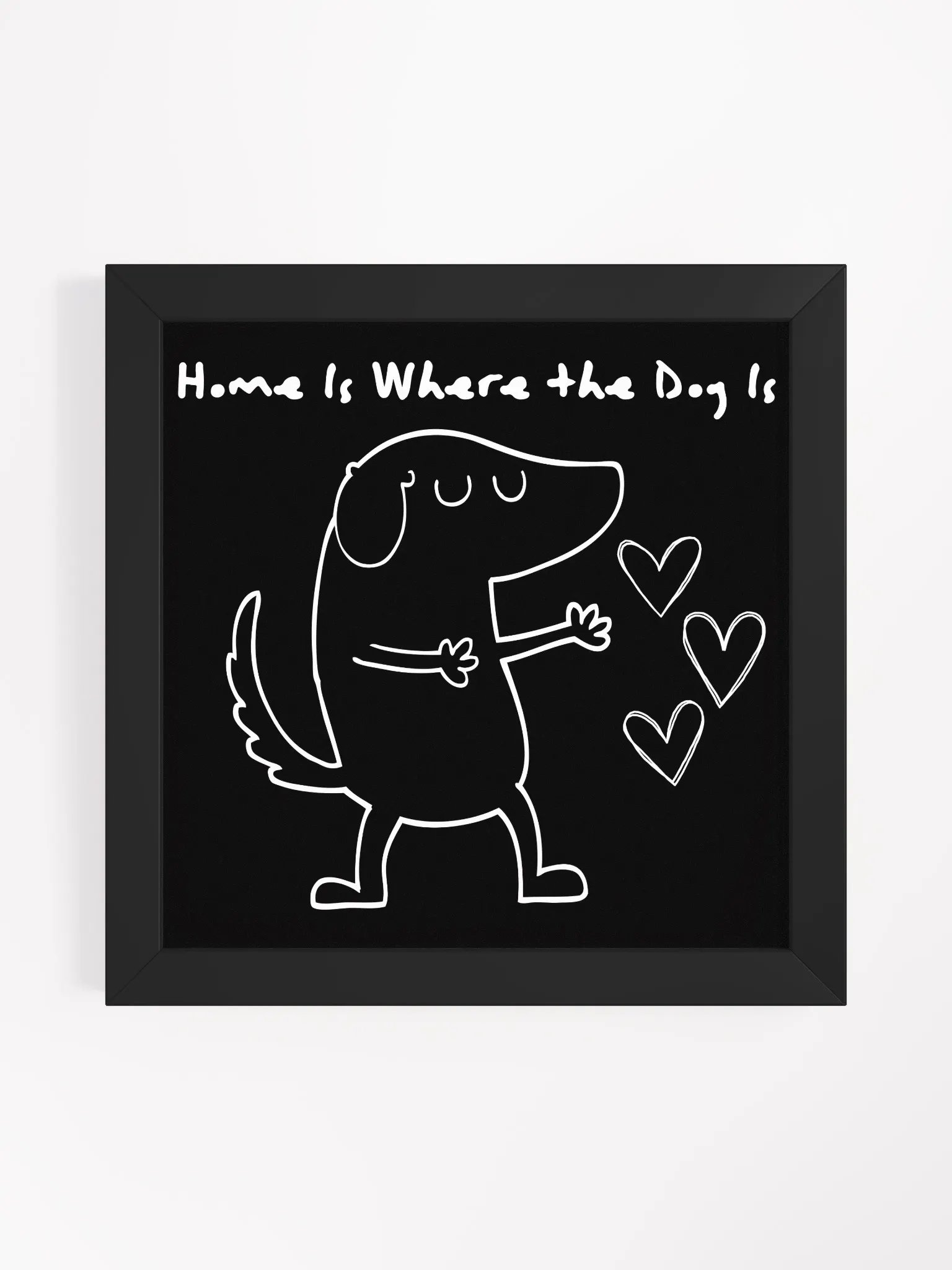 "Home Is Where the Dog Is Canvas Art" product image (12)