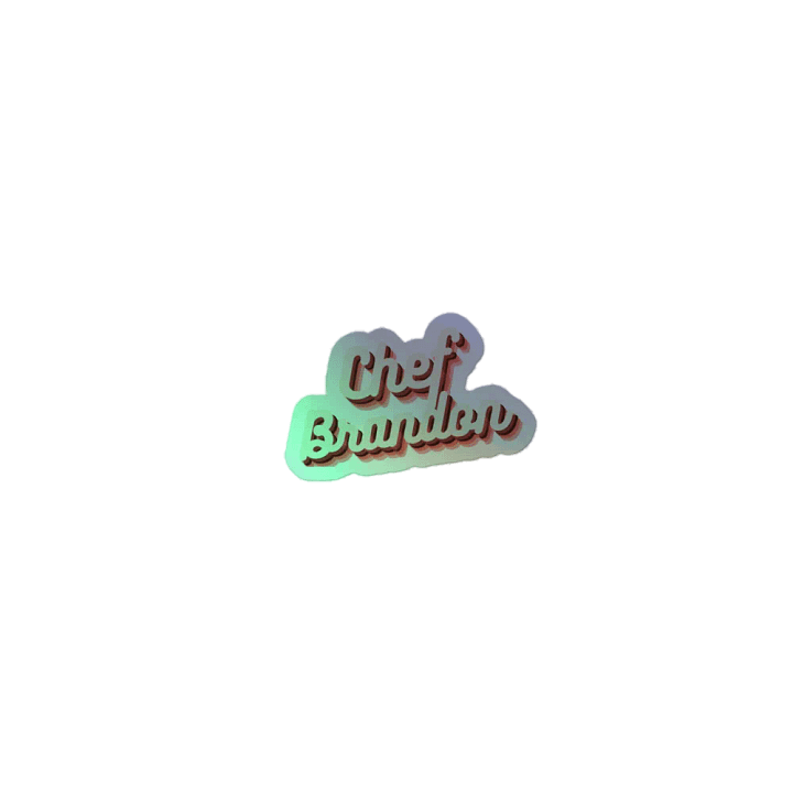 Chef Brandon Sticker product image (1)