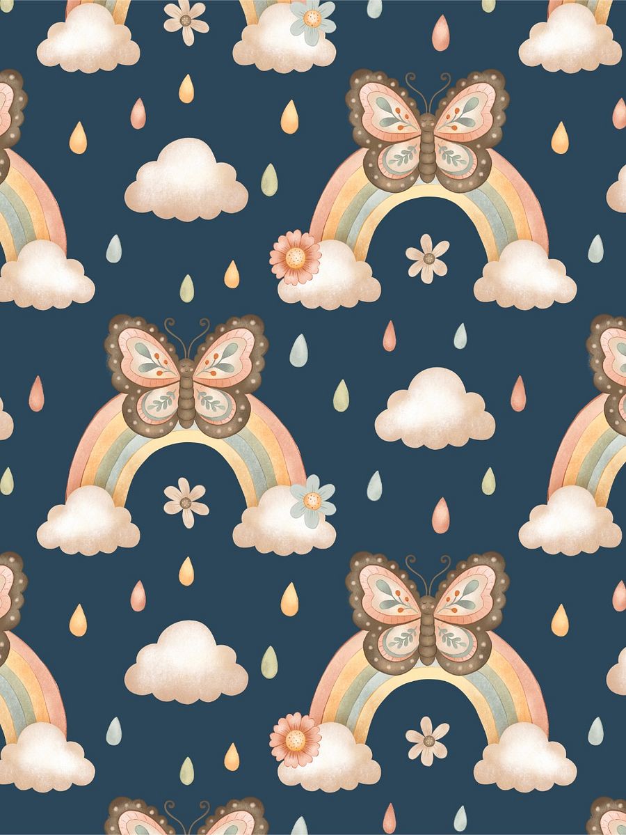 Butterfly with Rainbow - Non-Exclusive Pattern product image (7)