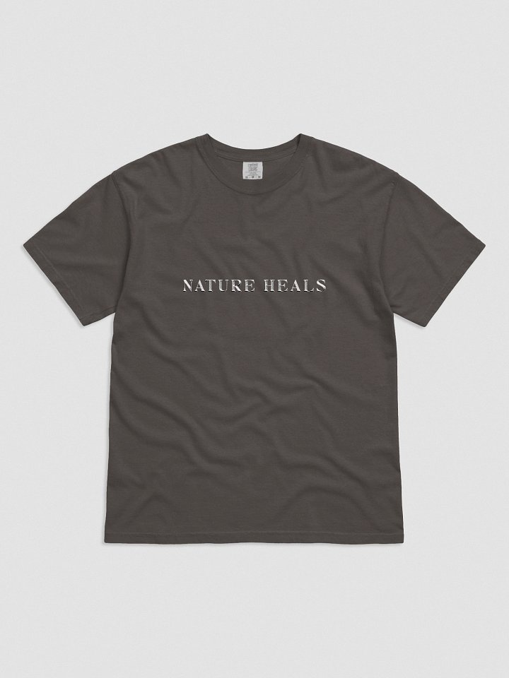 Embroidered Nature Heals Unisex Tee product image (1)