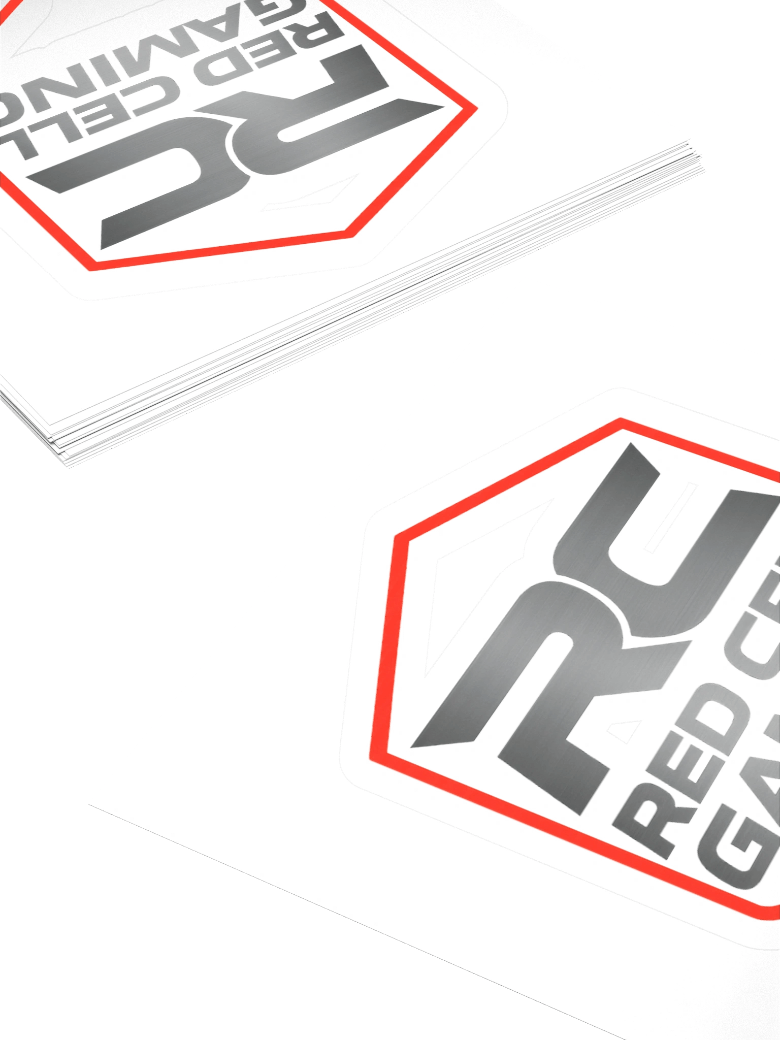 Red Cell Gaming Metallic Logo Stickers product image (12)