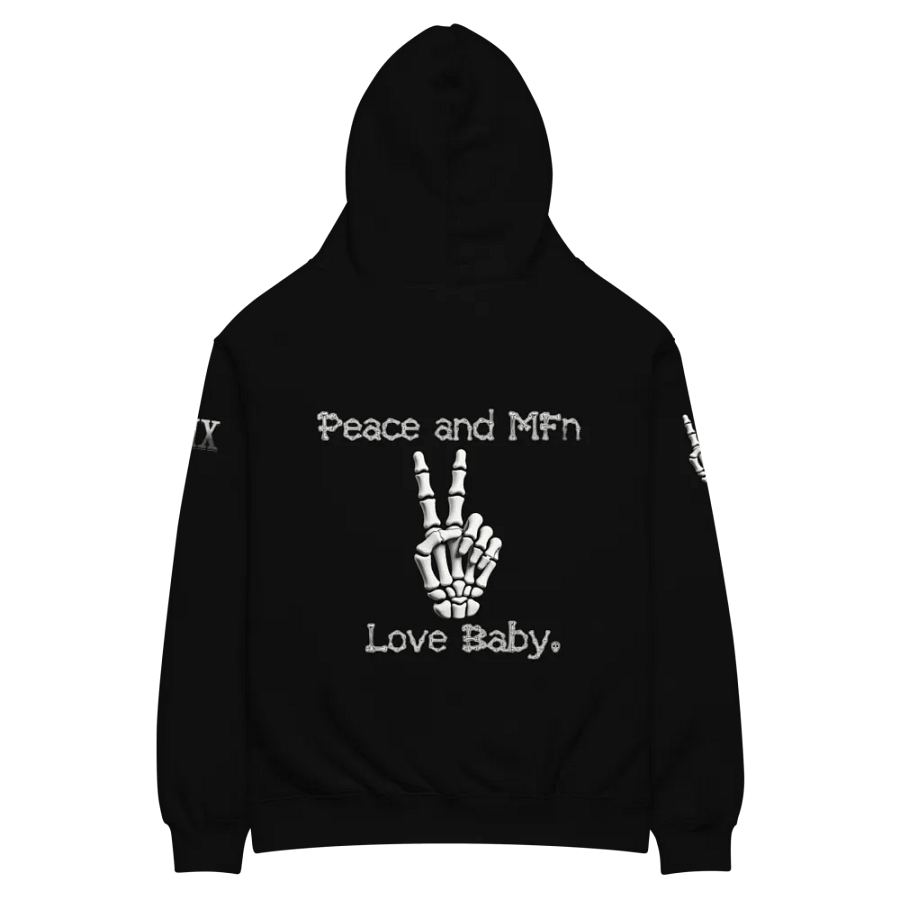 ''Peace & MF'n Love Baby'' Unisex Premium Oversized Hoodie product image (2)
