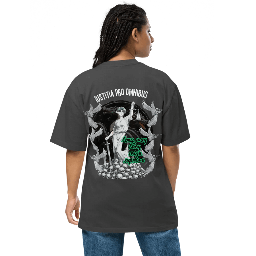 the justice for all (latin) oversized tee product image (13)