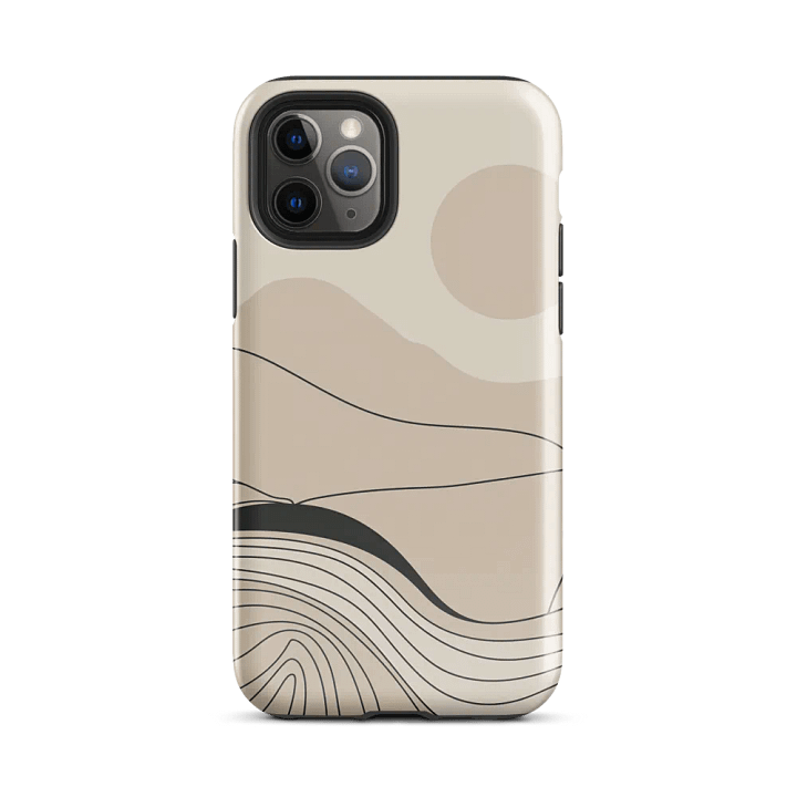 Neutral Earthy Landscape Tough iPhone® Case product image (25)