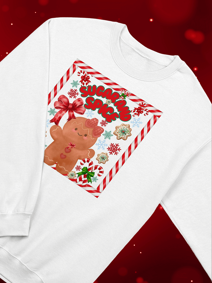 Sugar and Spice Gingerbread Sweatshirt (Red) product image (1)