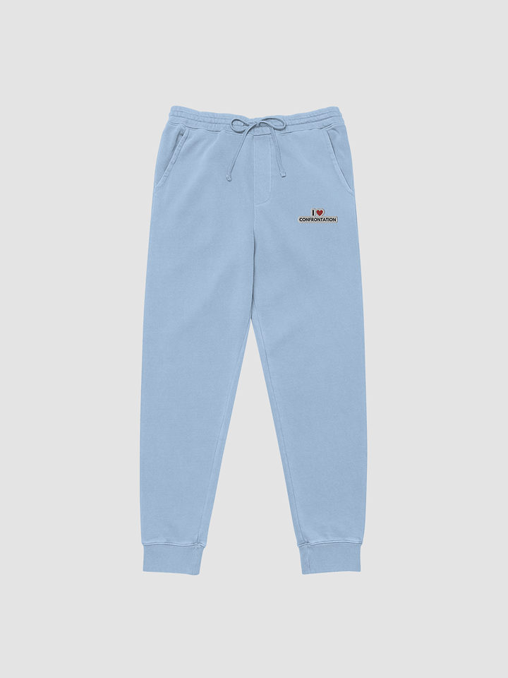 I <3 Confrontation embroidered pigment sweatpants (bubble design) product image (2)