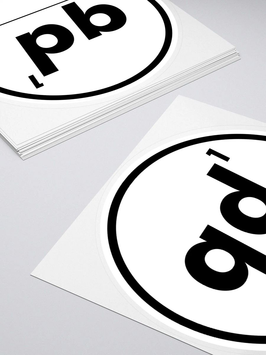 Omnibio Lab Qualitative Data Matters QD1/1M Simple Kiss Cut Stickers product image (4)