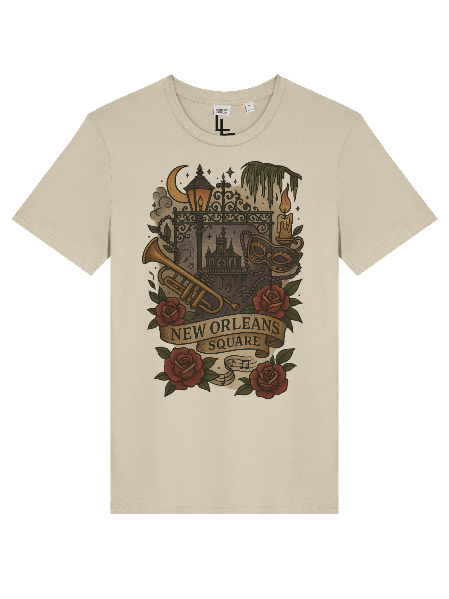 Neo-Traditional New Orleans Square Tee product image (5)