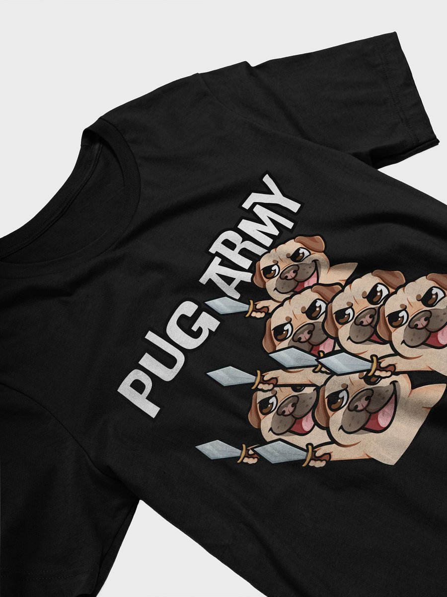 Pug Army - Soft T-Shirt Dark product image (12)