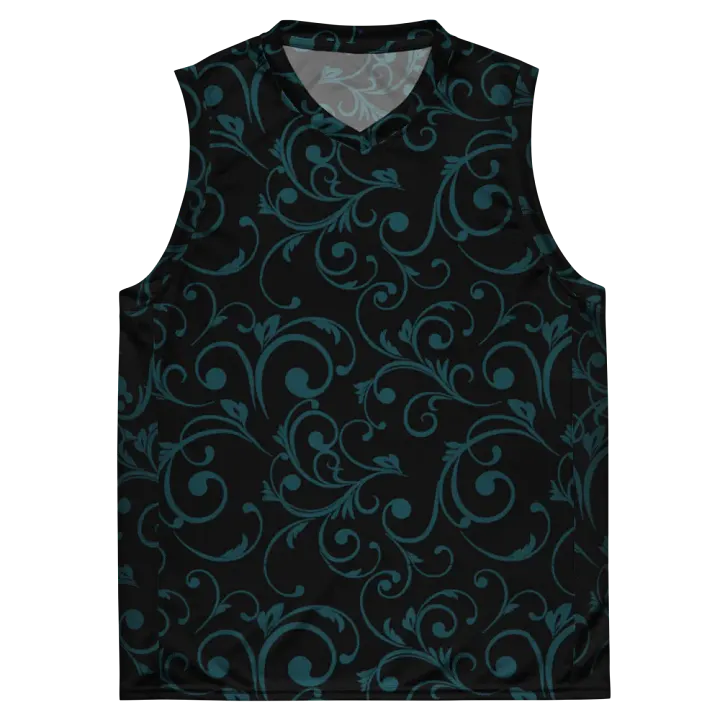 Dark Teal Basketball Jersey product image (2)
