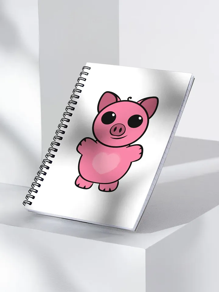 Squiggly Heart Spiral Notebook product image (1)