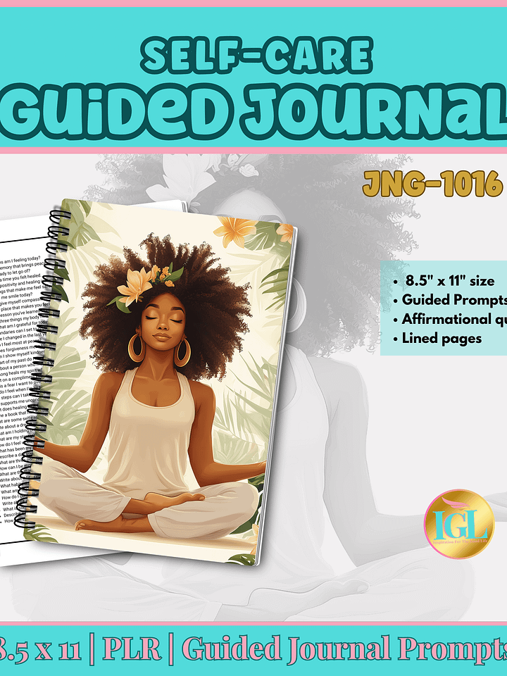 Self Care Guided Journal 8.5" x 11" product image (1)