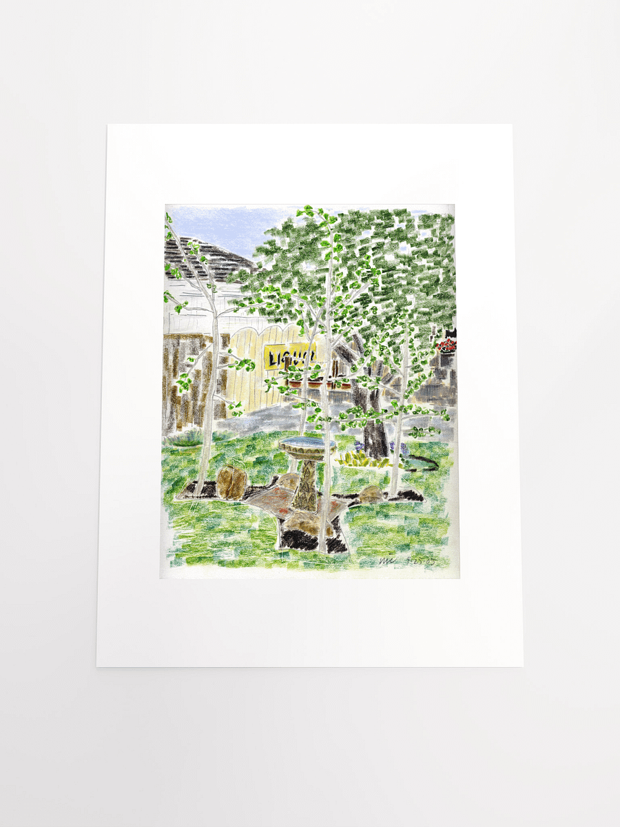 Backyard West View 09.25.05 print product image (5)
