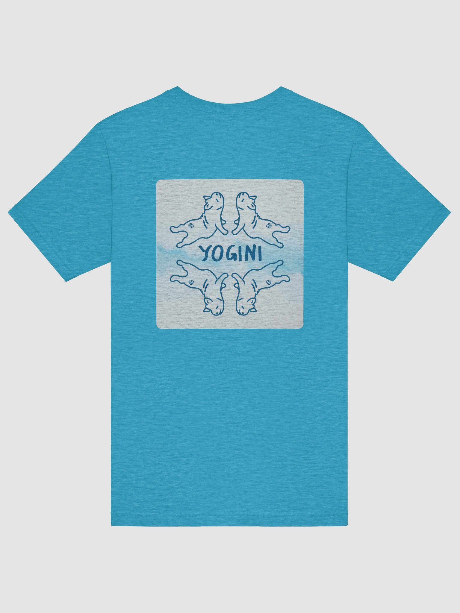 Yogini Quad Blue (Unisex Tee) product image (8)