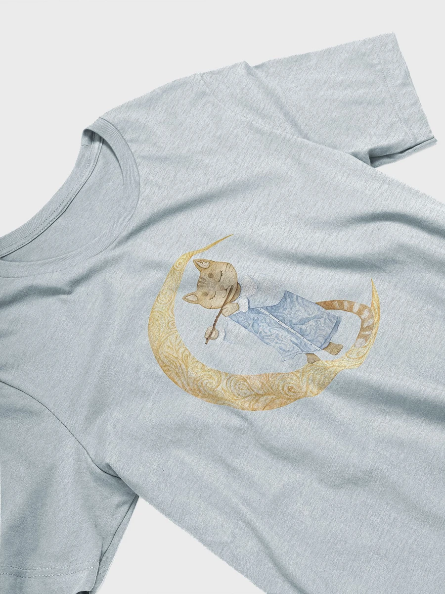 Flute Cat in the Moon T-Shirt product image (39)