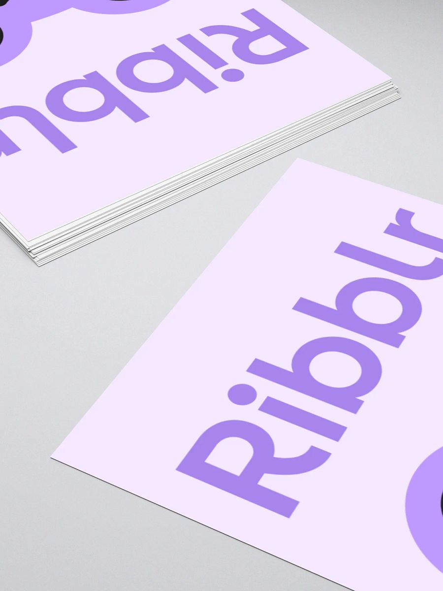 Ribblr App Icon - Cut Sticker product image (4)