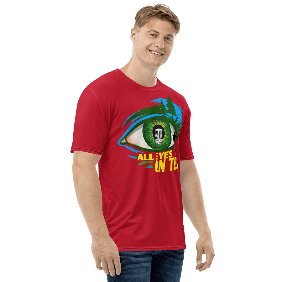 Fancy Lads Men's Red T-Shirt "All Eyes On Tee" product image (5)