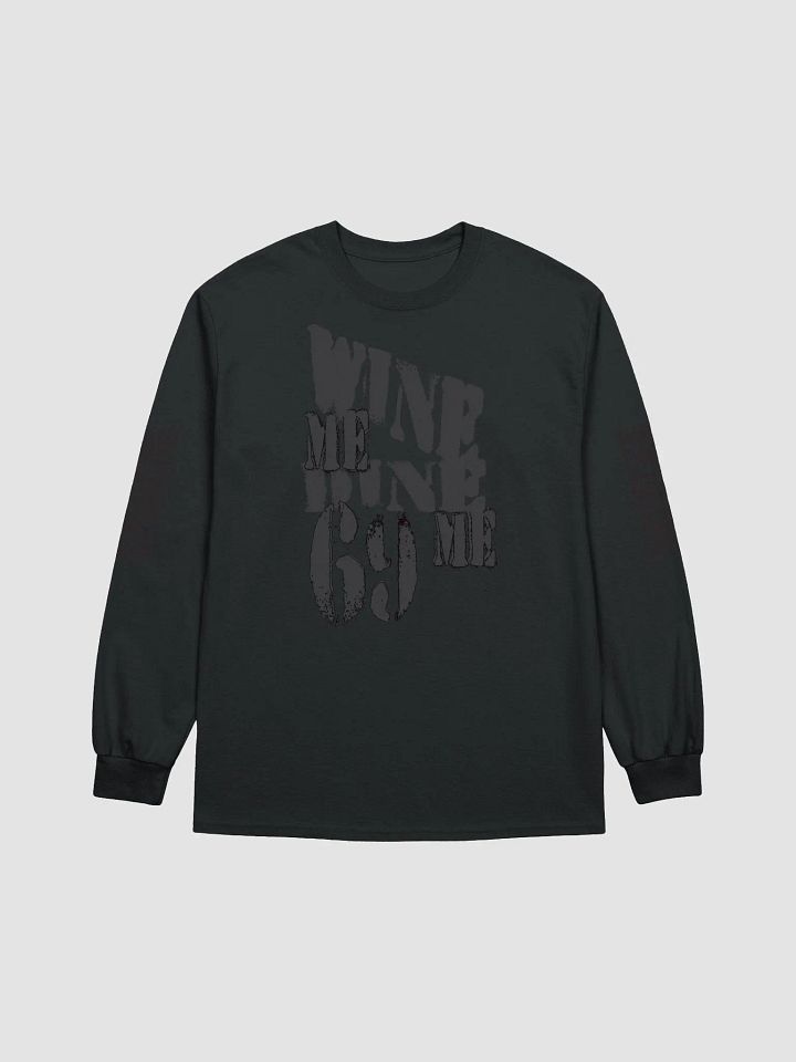 Wine Me - BLACK | Gildan Ultra Cotton Long Sleeve T-Shirt product image (4)