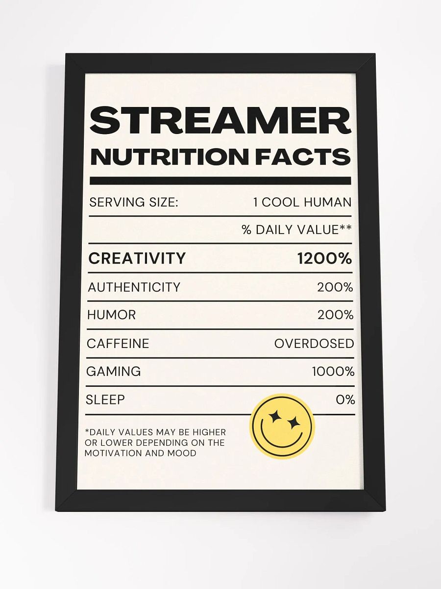 Framed Streamer Nutrition Facts product image (3)