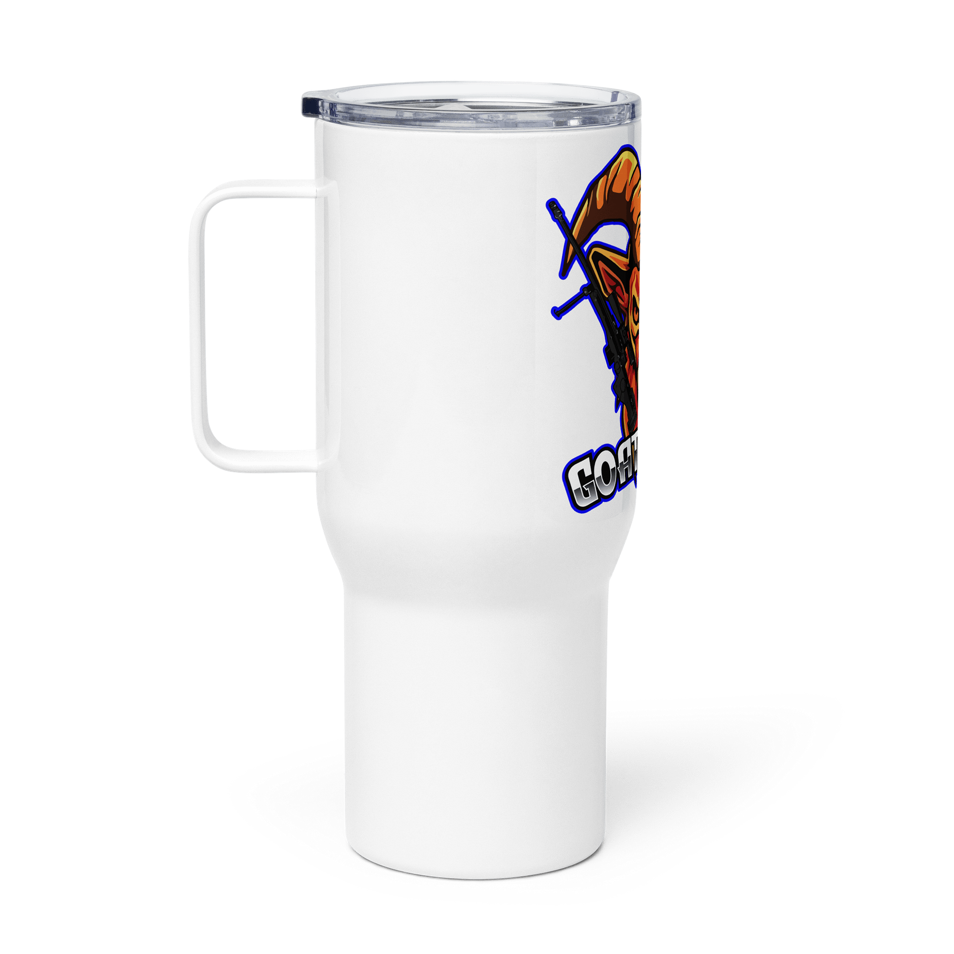 Fierce Fire Goat Sniper Travel Mug product image (1)