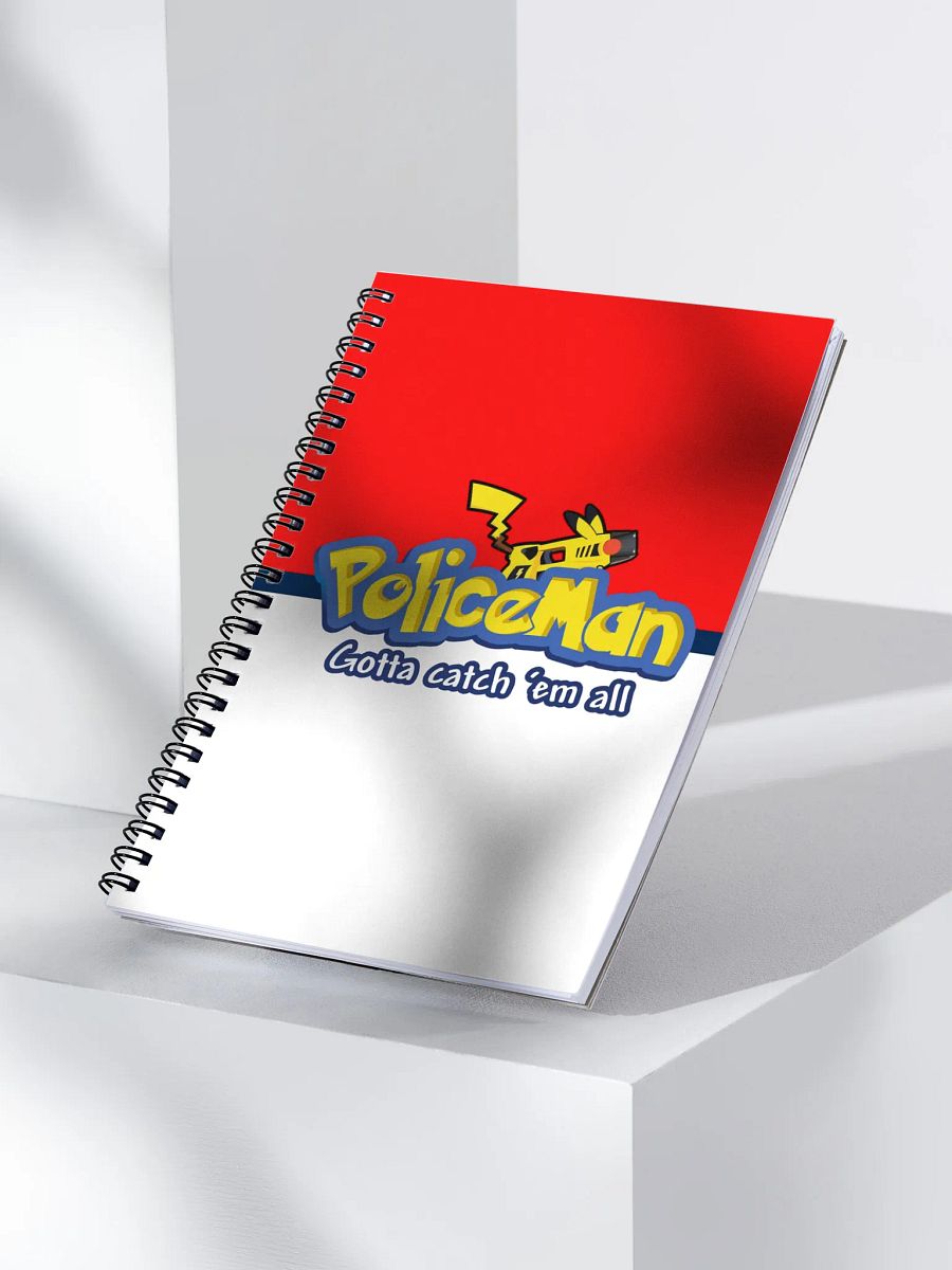Policeman Spiral Notebook product image (3)