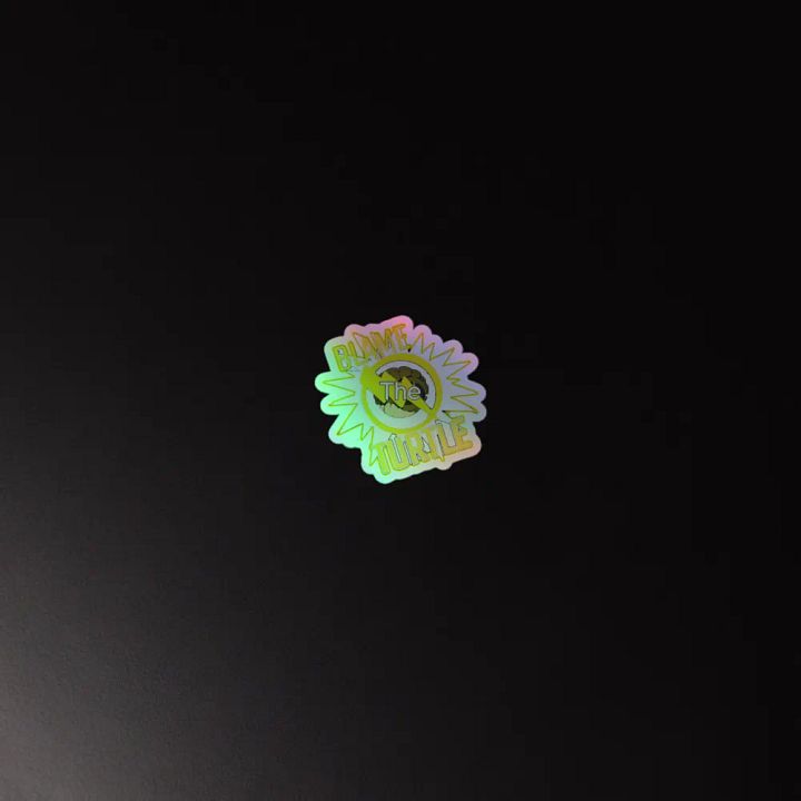 Blame The Turtle! Holo Sticker product image (4)