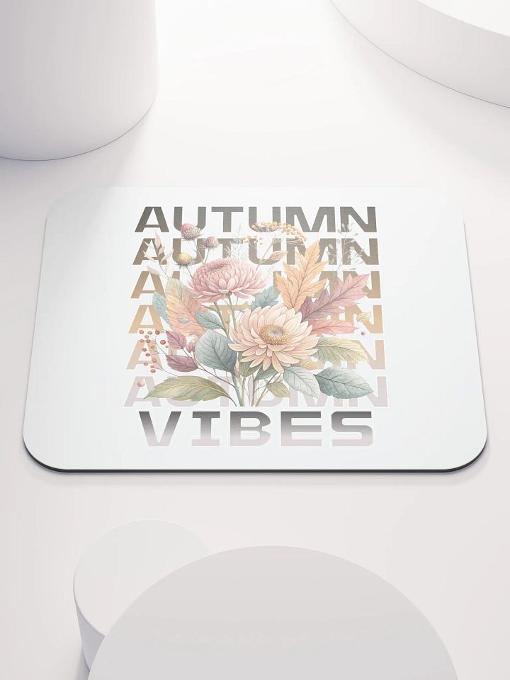 Autumn Vibes Boho Flowers Mouse Pad product image (2)