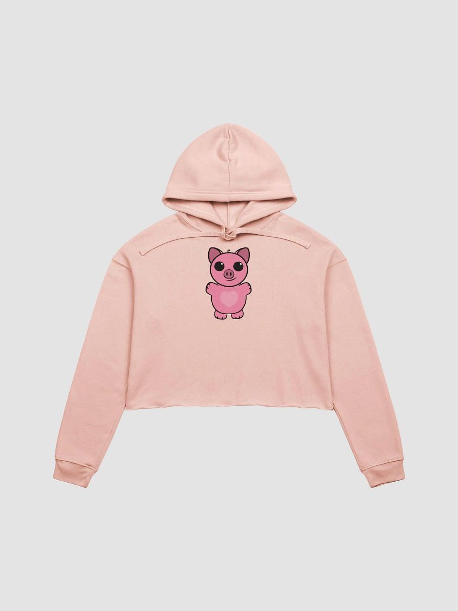 Squiggly Heart Fleece Crop Hoodie product image (1)