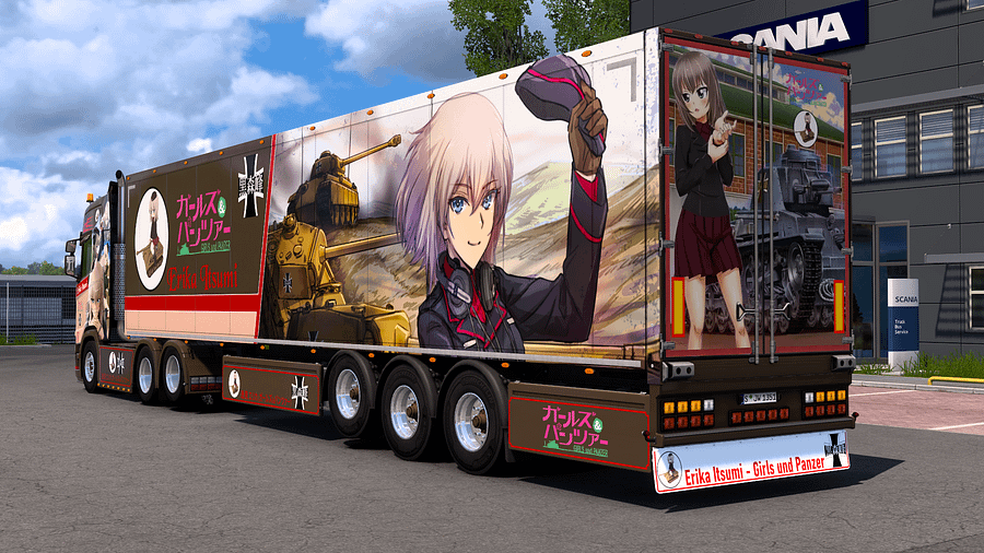 [ETS2] Erika Itsumi - Girls und Panzer [Combo Skin] product image (6)