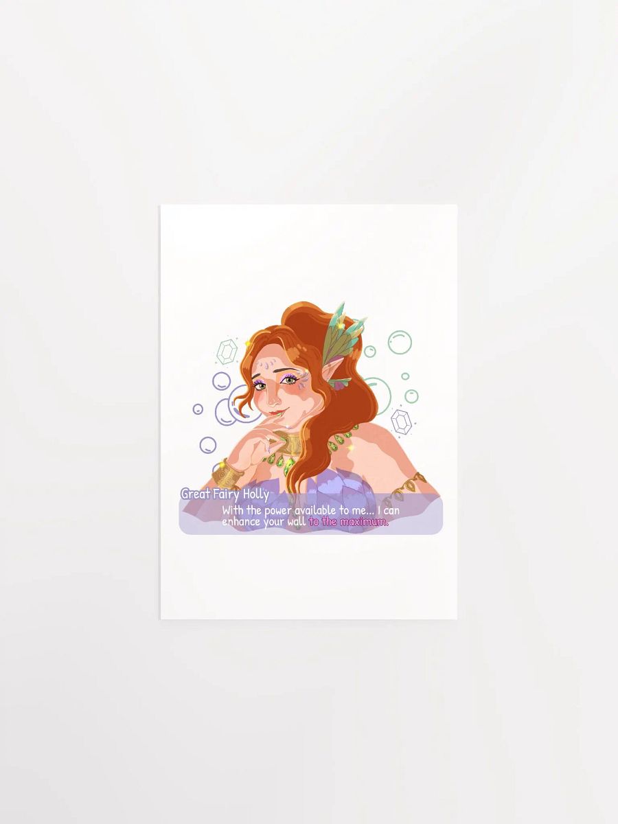 Great Fairy Holly Matte Poster product image (1)