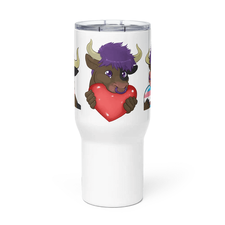 "Cup of Love" Travel Mug With Handle product image (2)