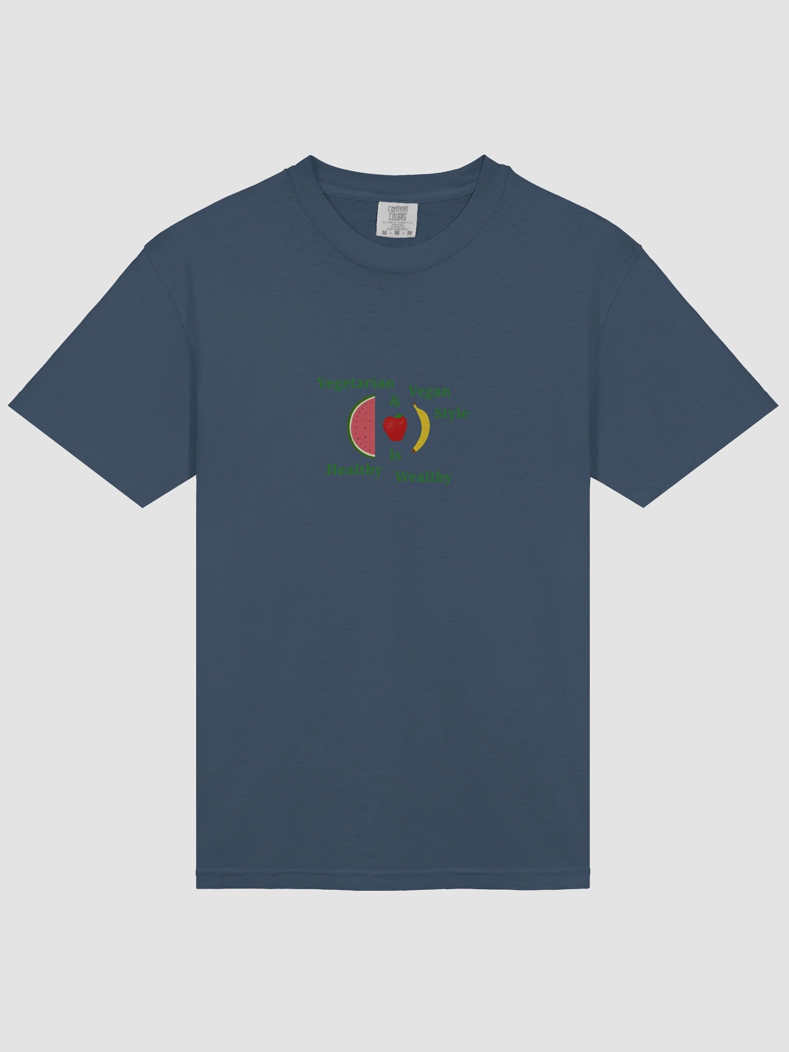 Green & Fresh Vegetarian Style T-Shirt product image (3)