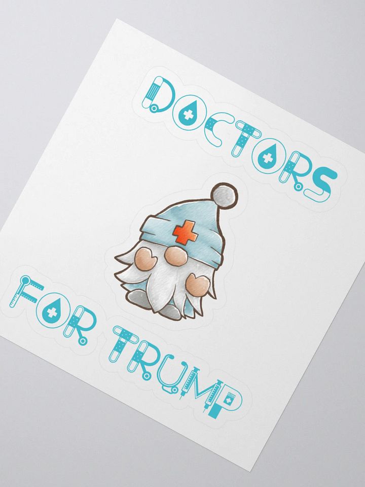Doctor Gnomes For Trump Sticker product image (2)