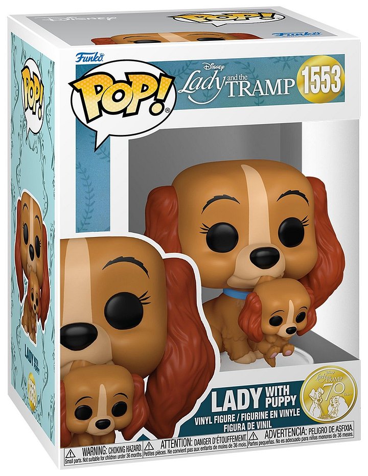 Funko POP! - Disney - Lady & the Tramp - Lady with Puppy (70th Anniversary) product image (2)