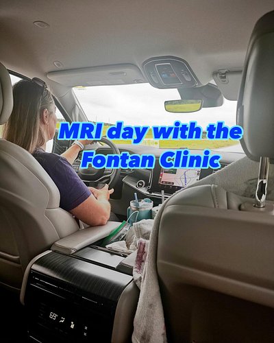 💔 Today, our reality looks like a 7-hour round trip for a 1.5-hour MRI (and that’s not even counting check-in/out!) with Cars...