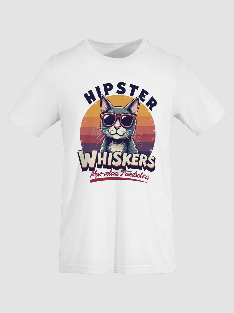 Hipster Whiskers Tee product image (7)