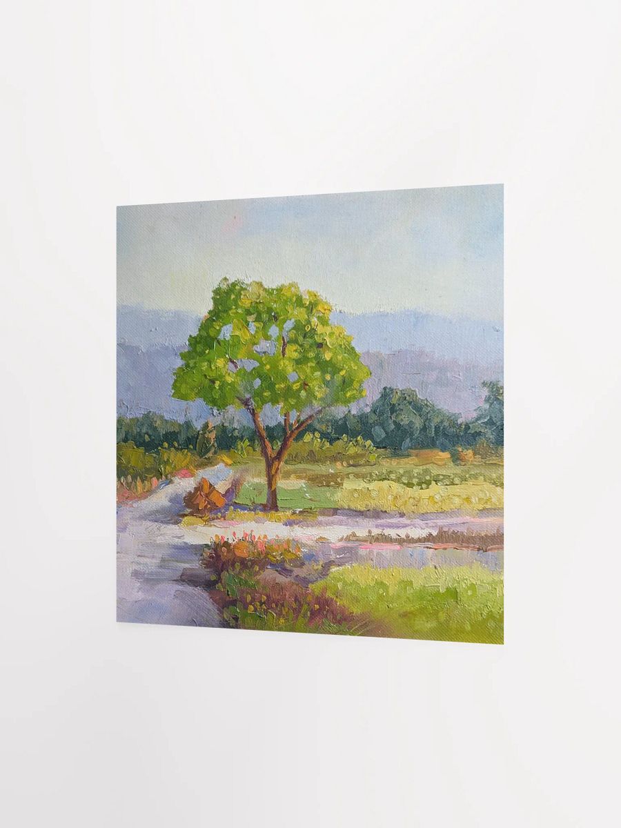 A tree by a country lane-Oil Painting Paper Poster product image (7)