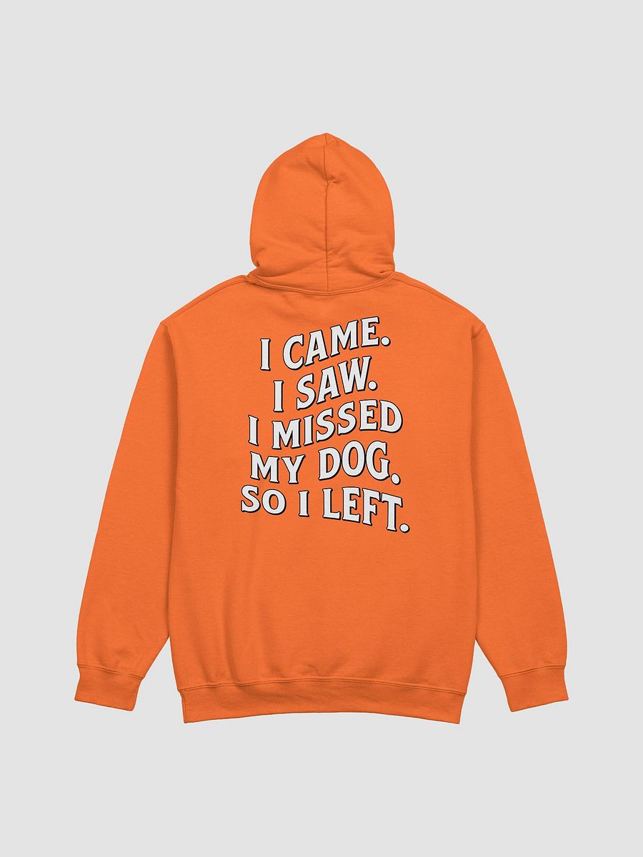I Came, I Saw, I Missed My Dog, So I Left | Funny Introverted Hooded Sweatshirt for Dog Moms product image (28)