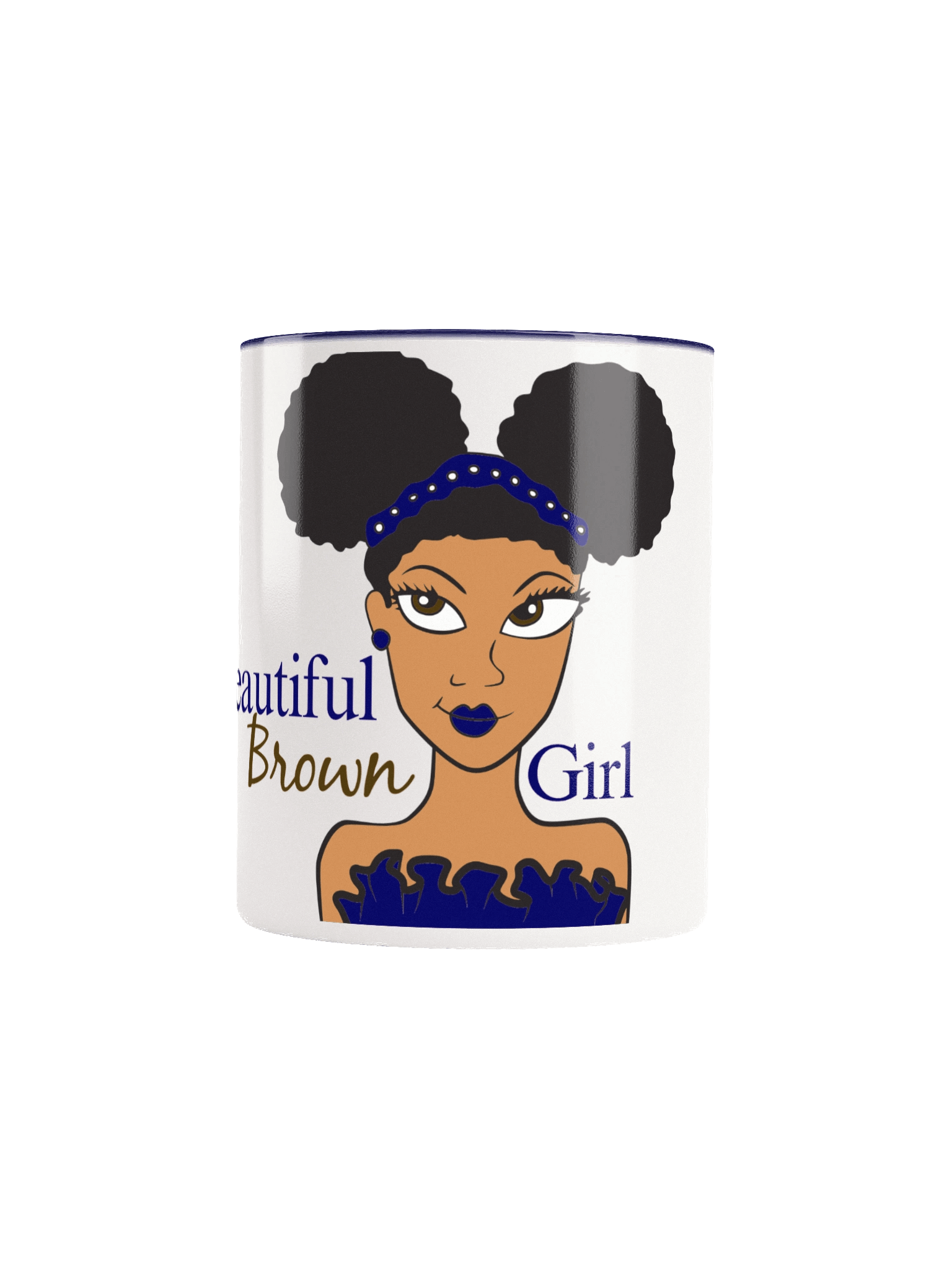 Caramel Beautiful Brown Girl Mug product image (6)