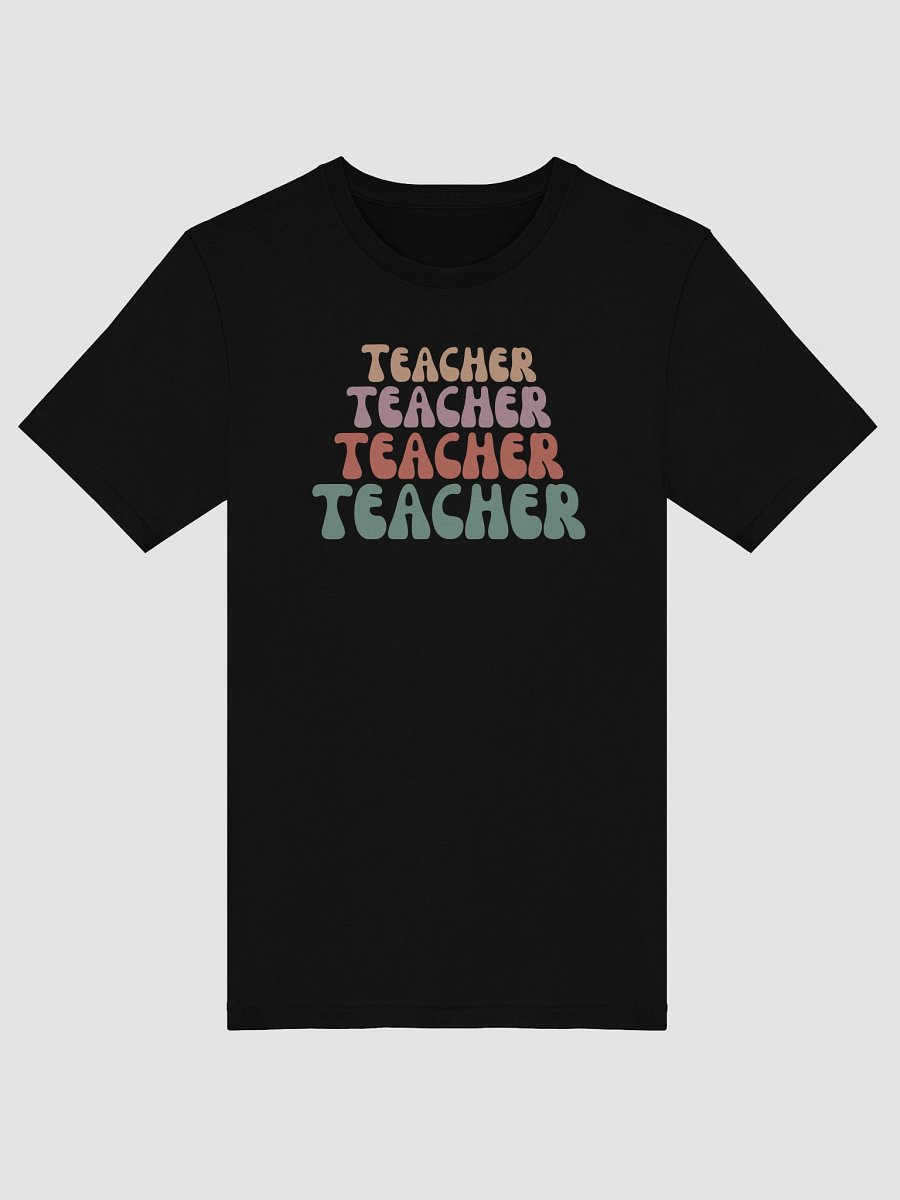 Vibrant Teacher Stack Tee product image (5)